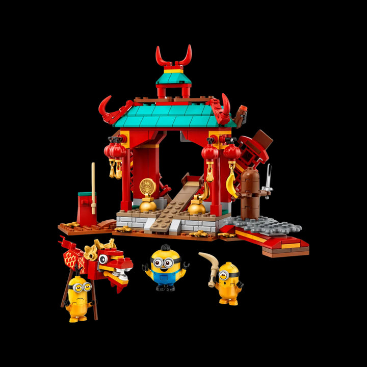 Fully assembel Minions kung fu battle 75550 with all element
