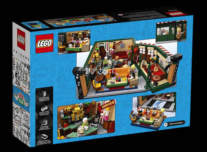 LEGO Friends TV series central perk box, back side