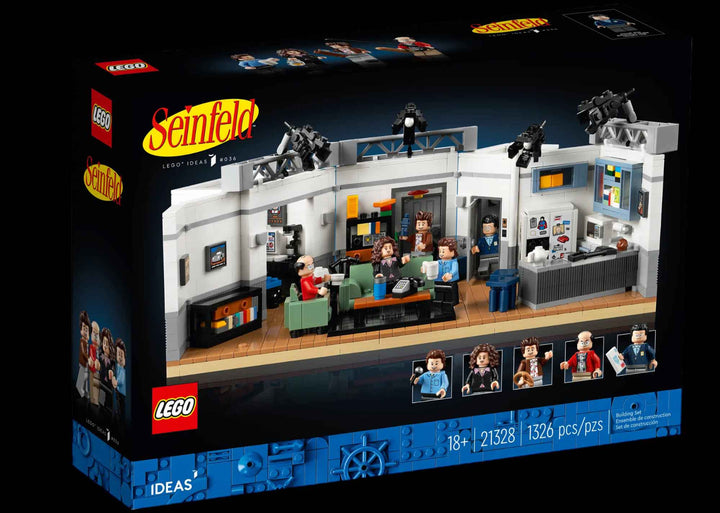 LEGO Seinfeld tv set, lego set, box