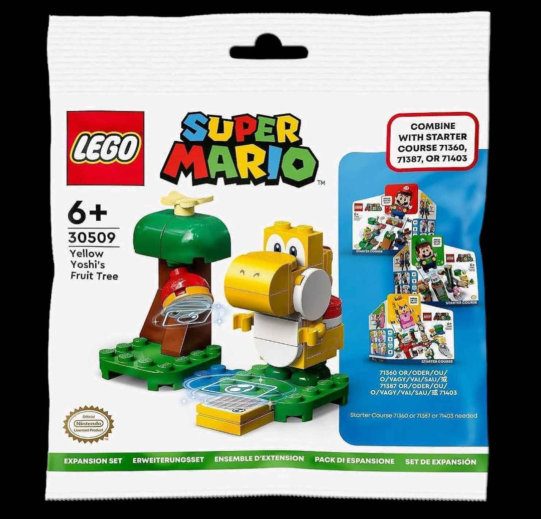 LEGO Super Mario Yellow Yoshi's fruit tree bag