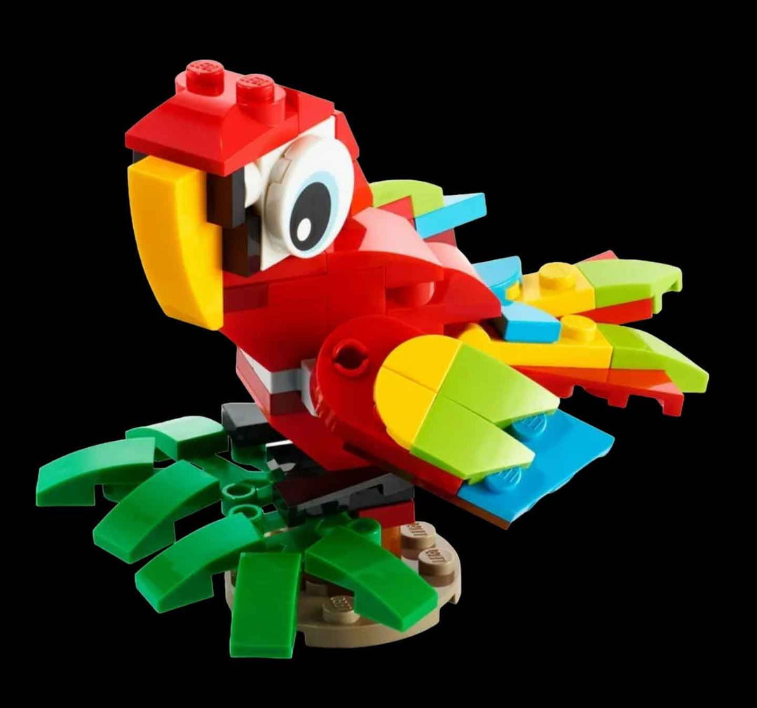 LEGO Tropical Parrot build