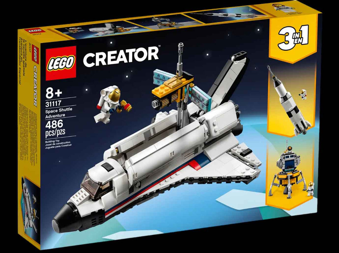 LEGO Space shuttle adventure box, 3 in 1 lego set