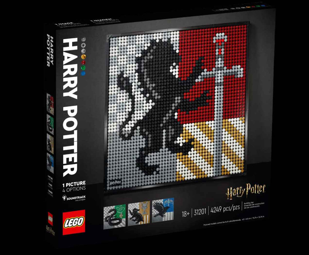 LEGO Harry Potter Hogwarts crests box