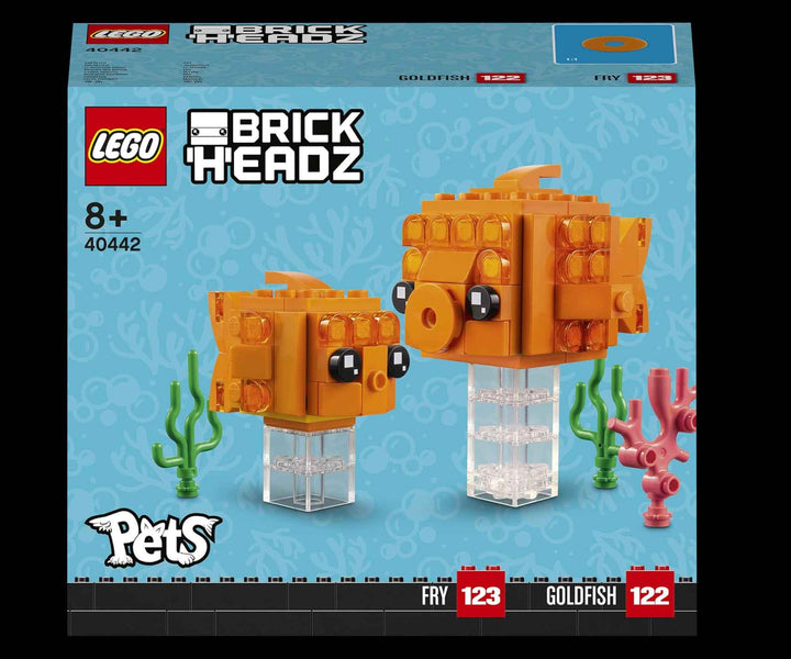 LEGO brickheadz pets goldfish lego box