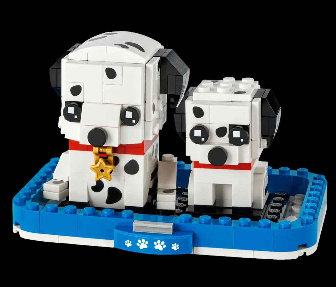 LEGO Brickheadz pets damation dog and puppy lego build