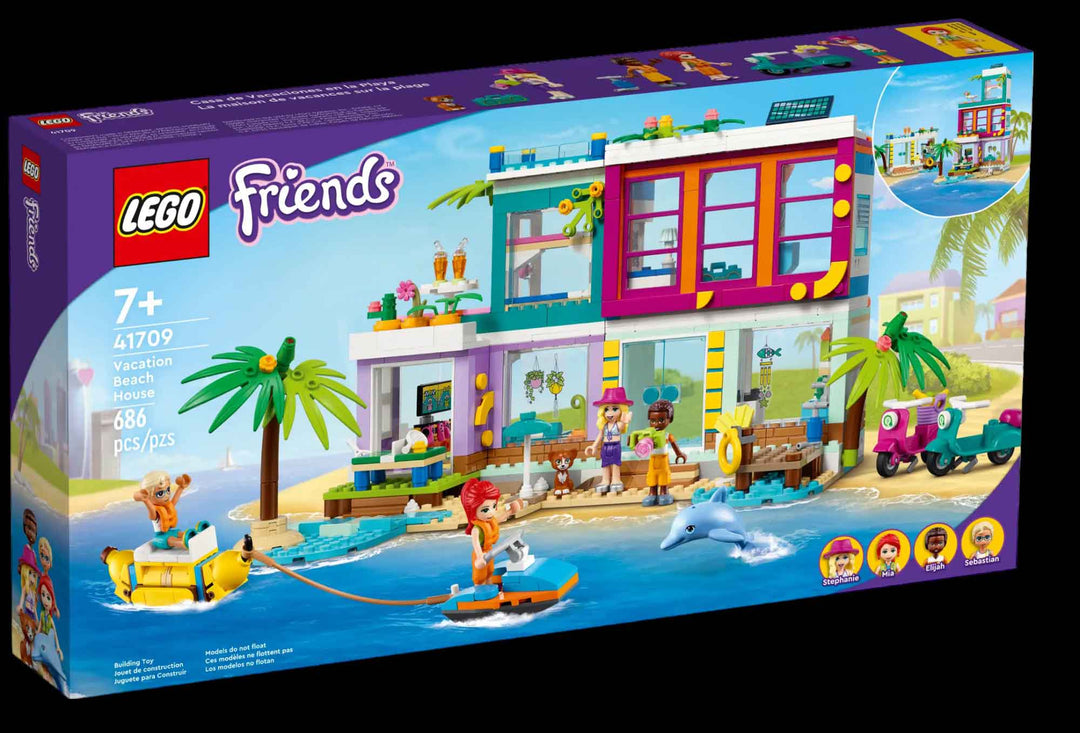 LEGO Friends vacation beach house set box, 