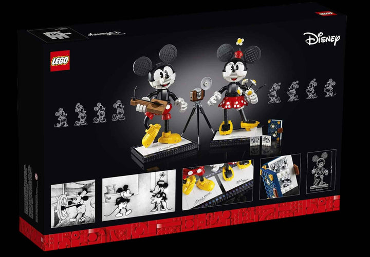 LEGO  Mickey Mouse and Minnie Mouse, Disney,  back of box