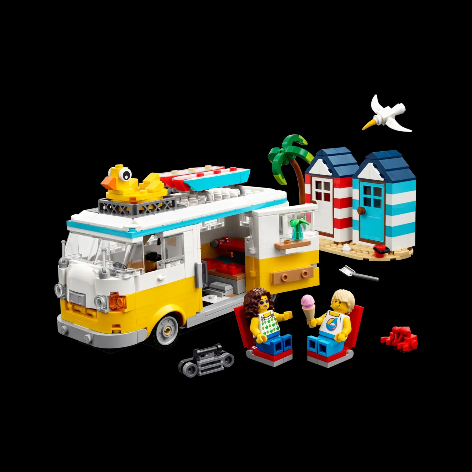 Creator™ 3-in-1 Beach Camper Van 31138 - Main Image