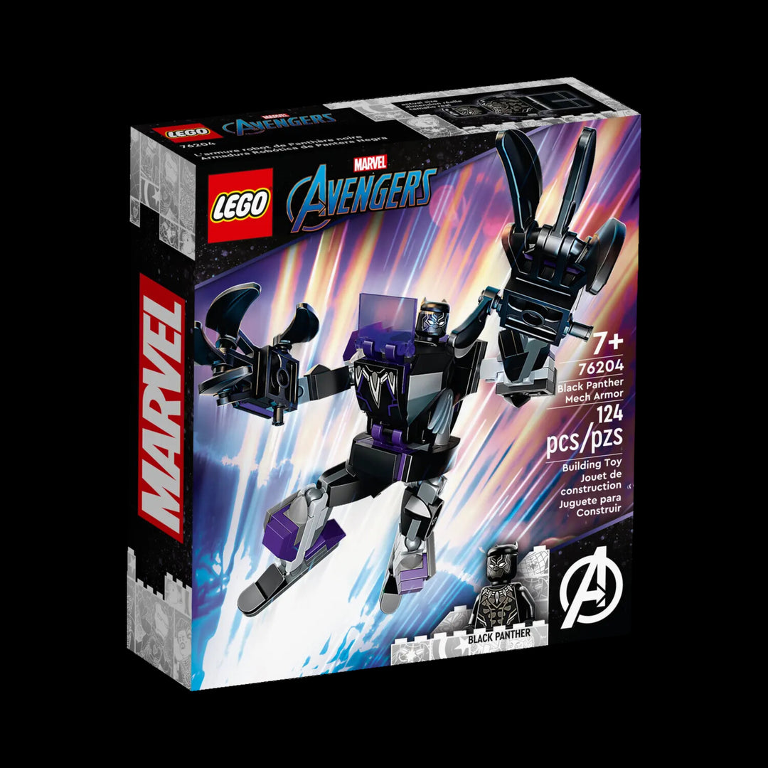 Lego box of Black panter mech 76204