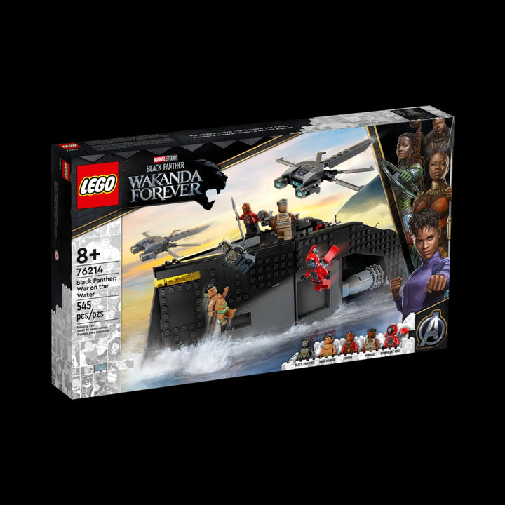 Lego box of Black panter war on the water 76214