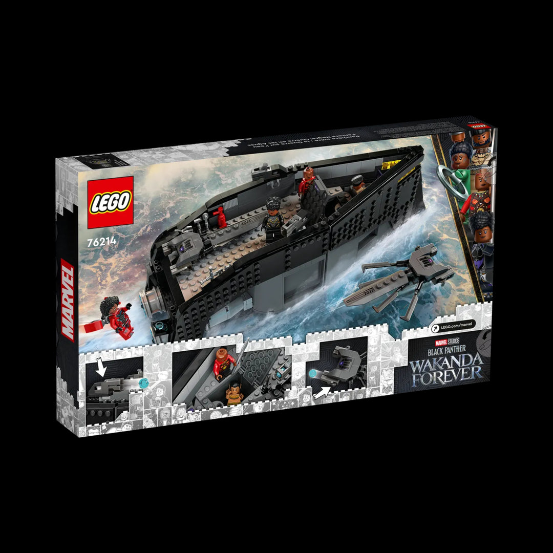 Lego box of Black panter war on the water 76214