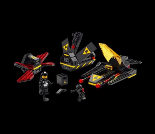 All elements of Blacktron cruiser