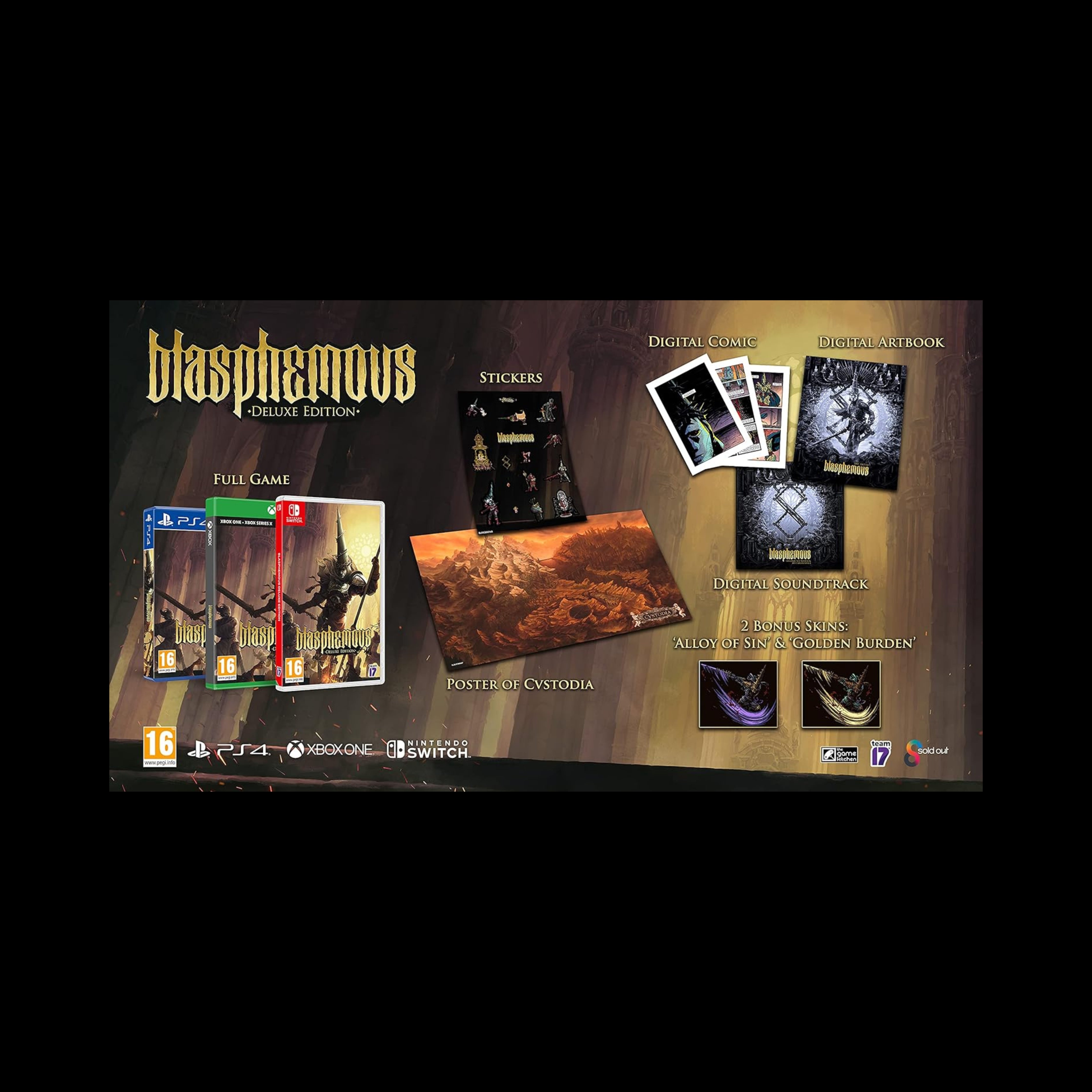 Blasphemous Deluxe Edition (NSW) | Noble Nostalgics