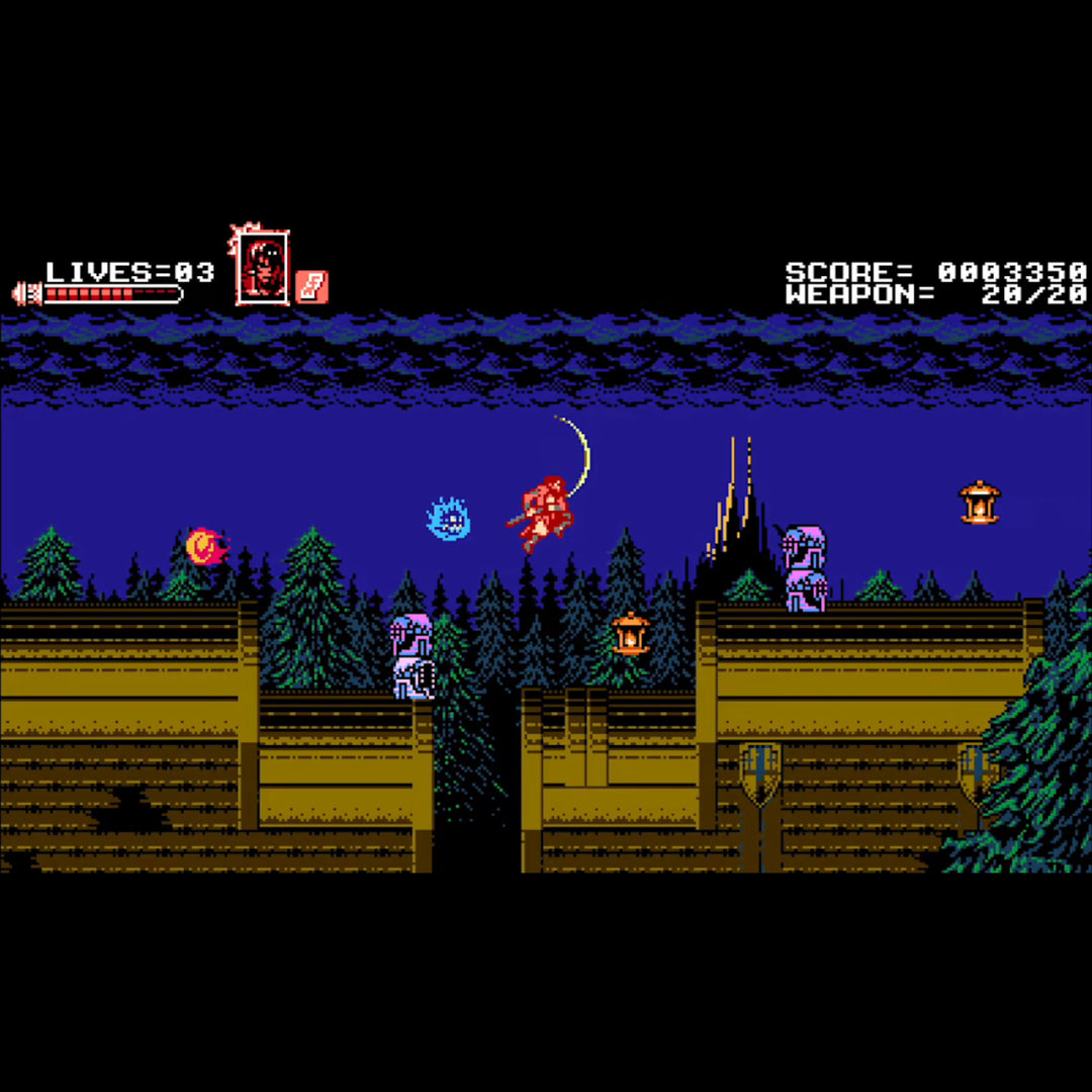 Gamepiay of Bloodstained Curse Of The Moon 2 - Classic Edition (NSW)