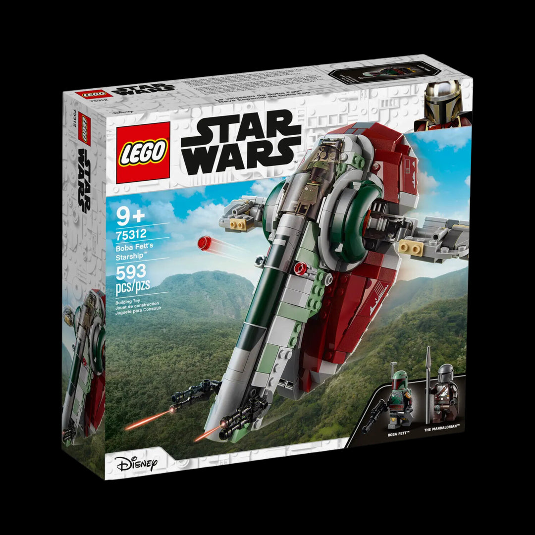 lego box of Boba Fett's starship 75312