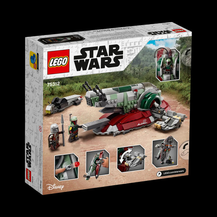 lego box of Boba Fett's starship 75312