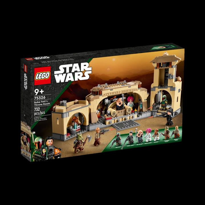 lego box of Boba Fetts throne room 75326