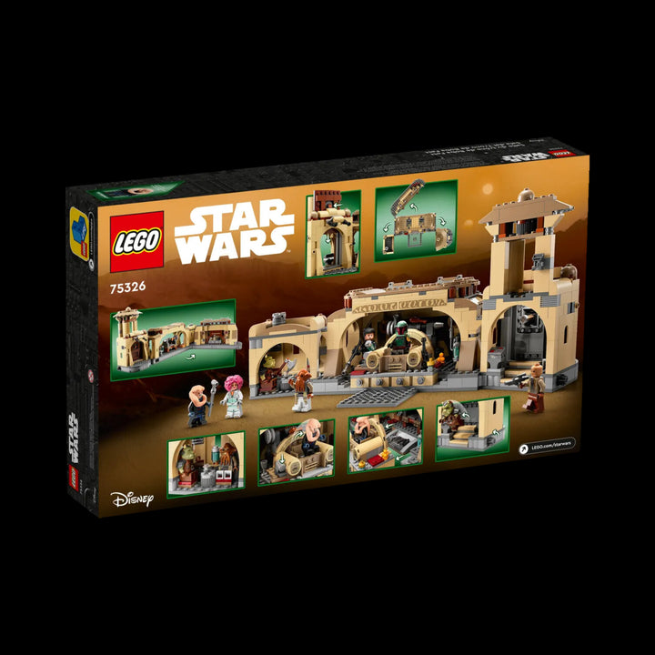 lego  box of Boba Fetts throne room 75326