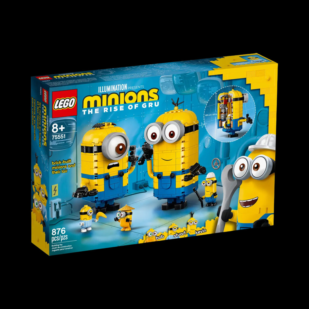 Lego box of Brick-built-minions-lair-75551_2