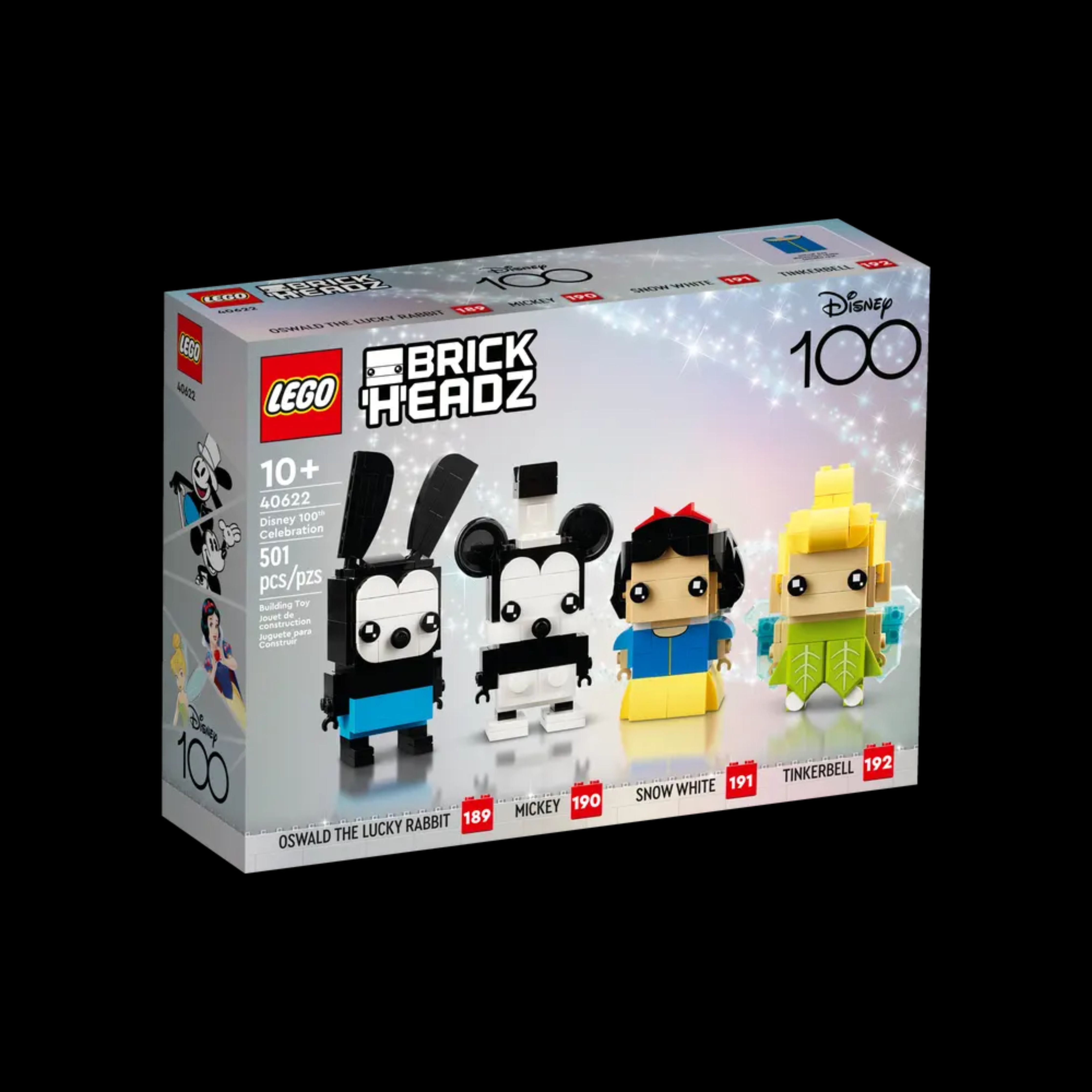 Lego Brickheadz 40622 store Disney 100th Oswald, Steamboat, Snow White and Tink