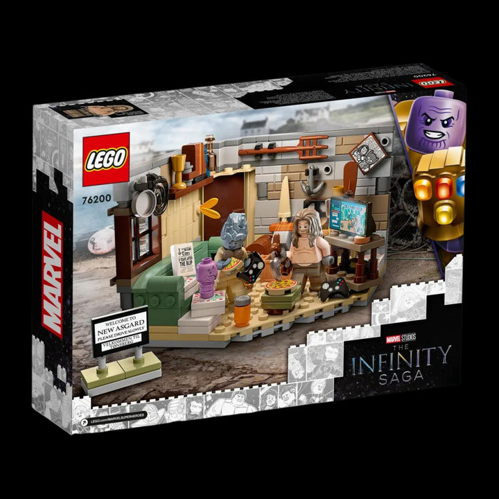 Lego box of Bro Thor's new asgard 76200