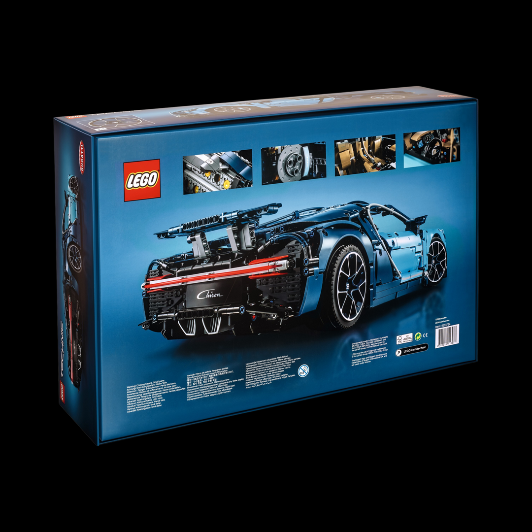 Lego box of Bugatti Chiron 42083