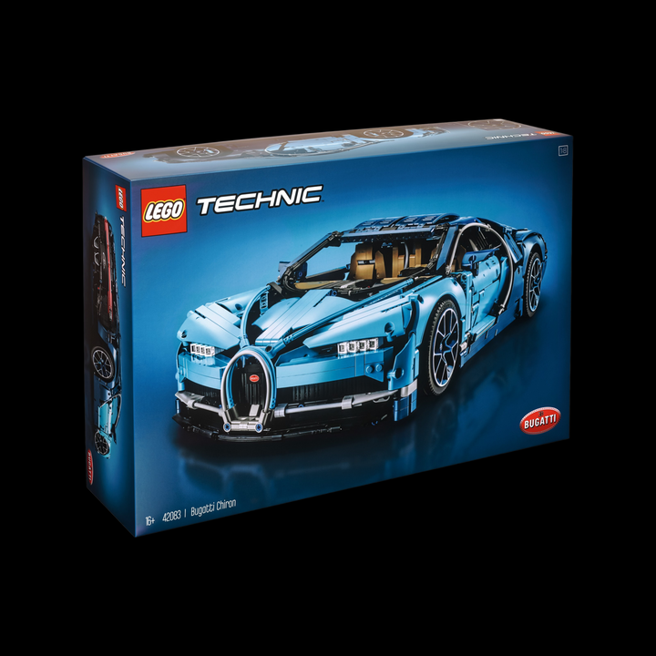 Lego box of Bugatti Chiron 42083