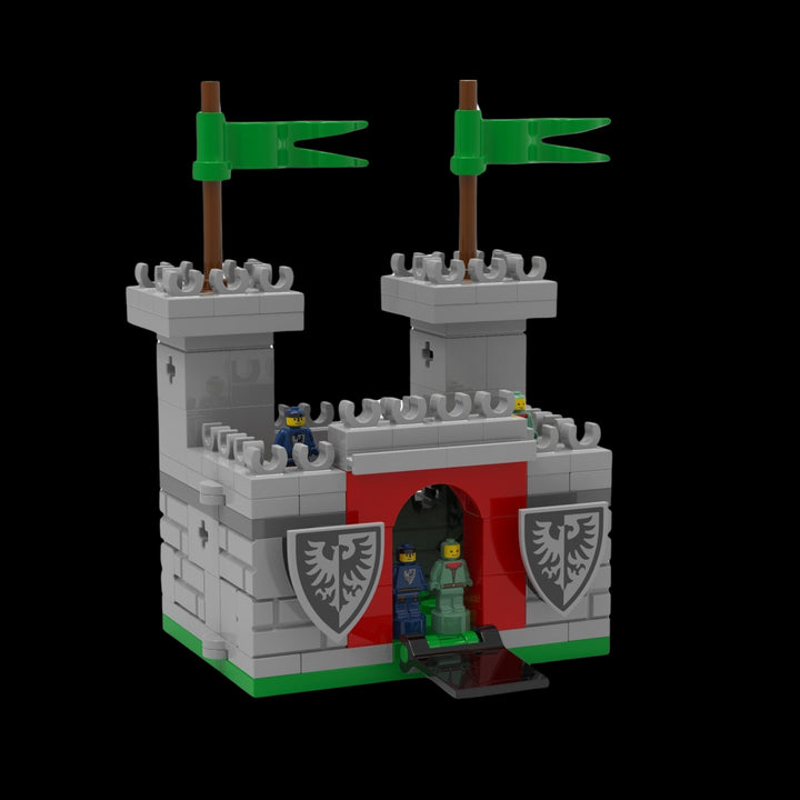 Fully assembels of Buildable Grey Castle 6487474