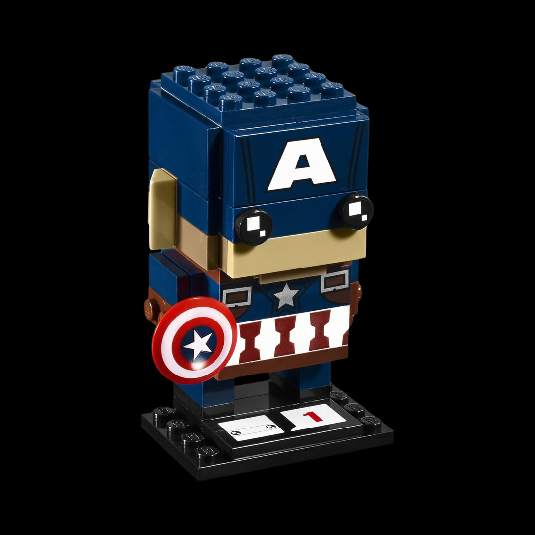 FULLY ASSEMBEL OF CAPTAIN AMERICA 41589 WIOTH ALL ELEMENTS