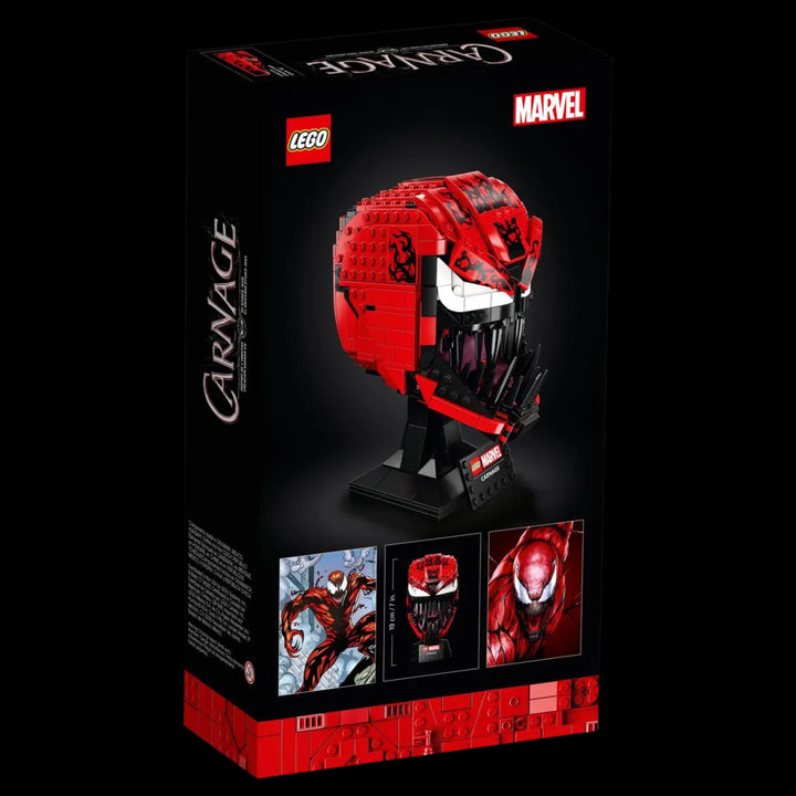 Lego box of Carnage helmet 76199