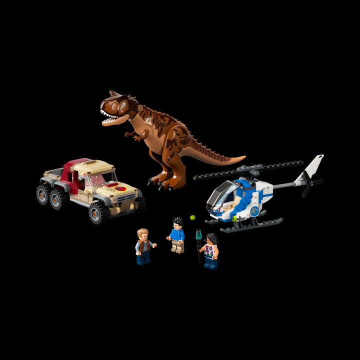 All elements of Carnotaurus dinosaur chase 76941