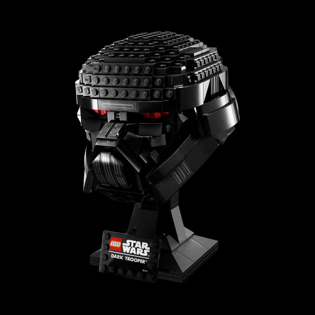 Fully assembel Dark trooper helmet 75343 with all element