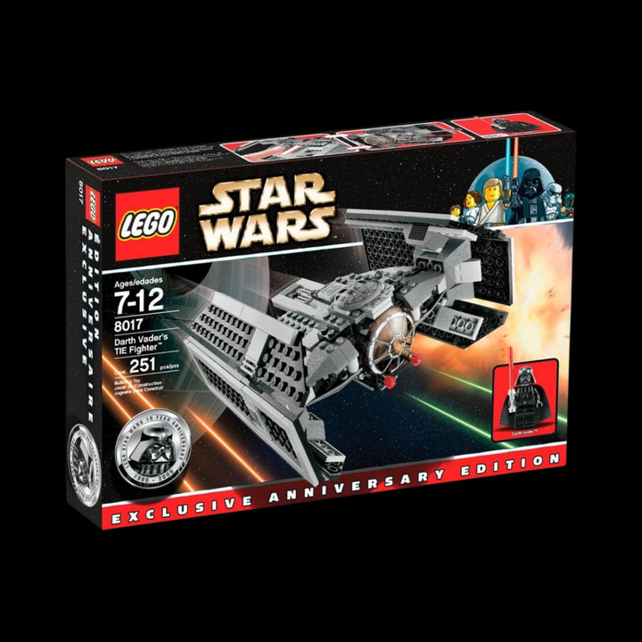 Lego box of Darth Vader's TIE Fighter 8017