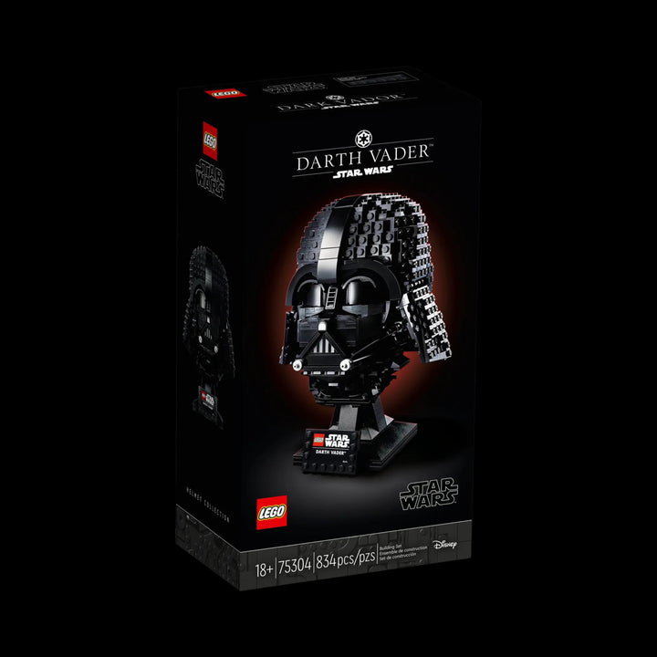 lego box of Darth vader helmet 75304