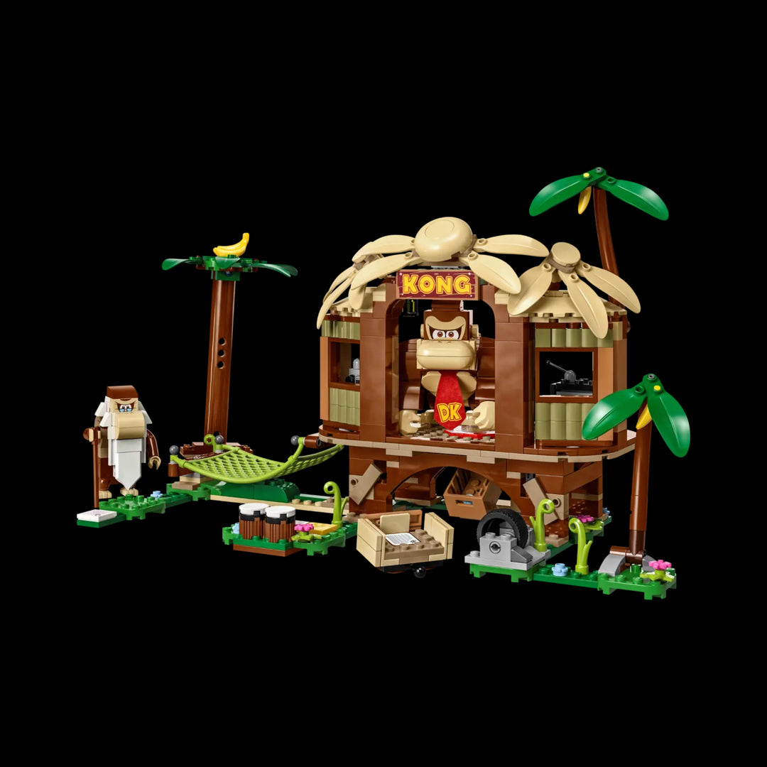 Fully assembel Donkey Kong's Tree House Expansion Set 71424