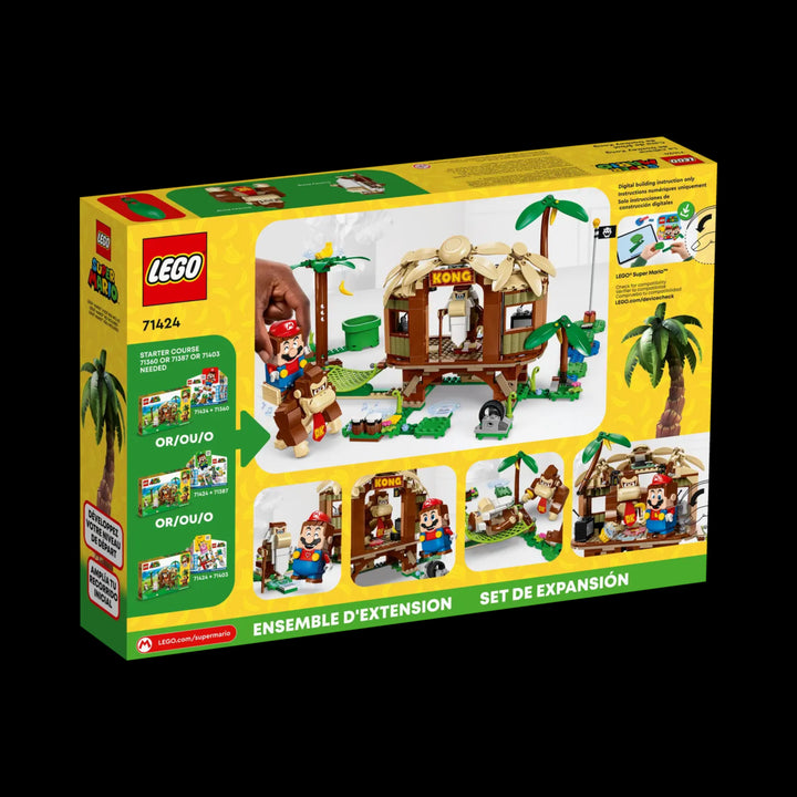 lego box of Donkey Kong's Tree House Expansion Set 71424