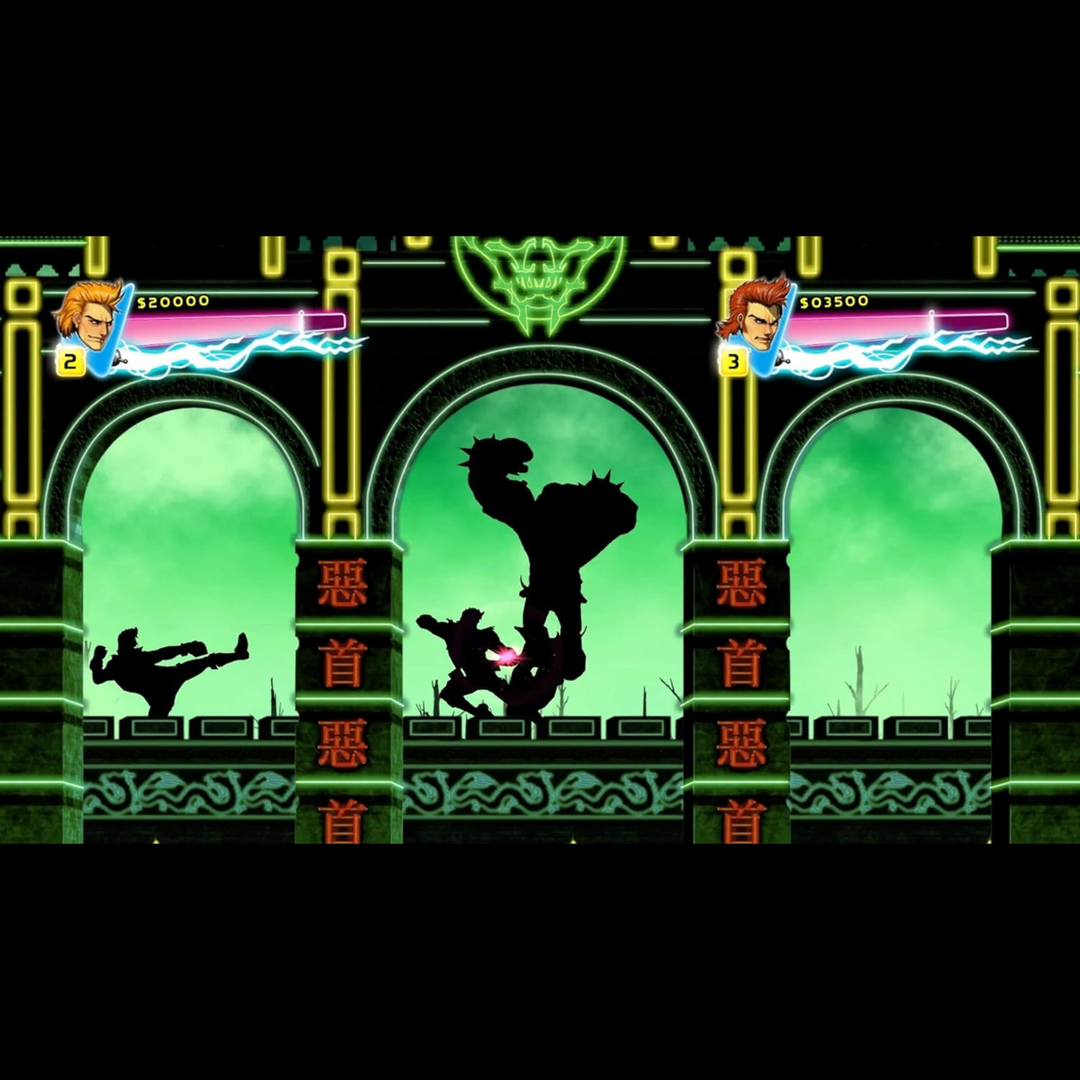 Game play of Double Dragon Neon Collector's Edition 