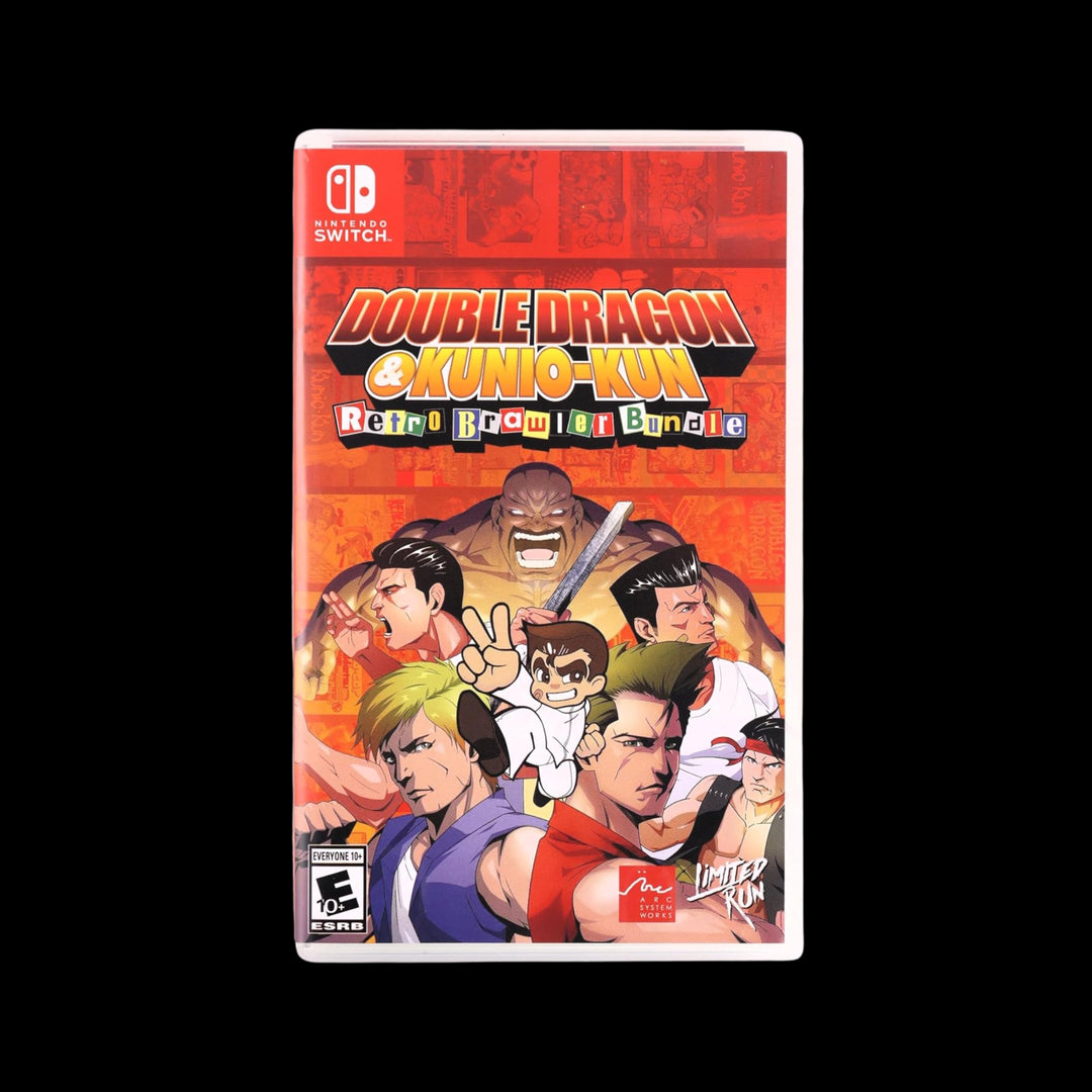 Front side of the case of Double Dragon & Kunio-kun Retro Brawler Bundle (NSW)