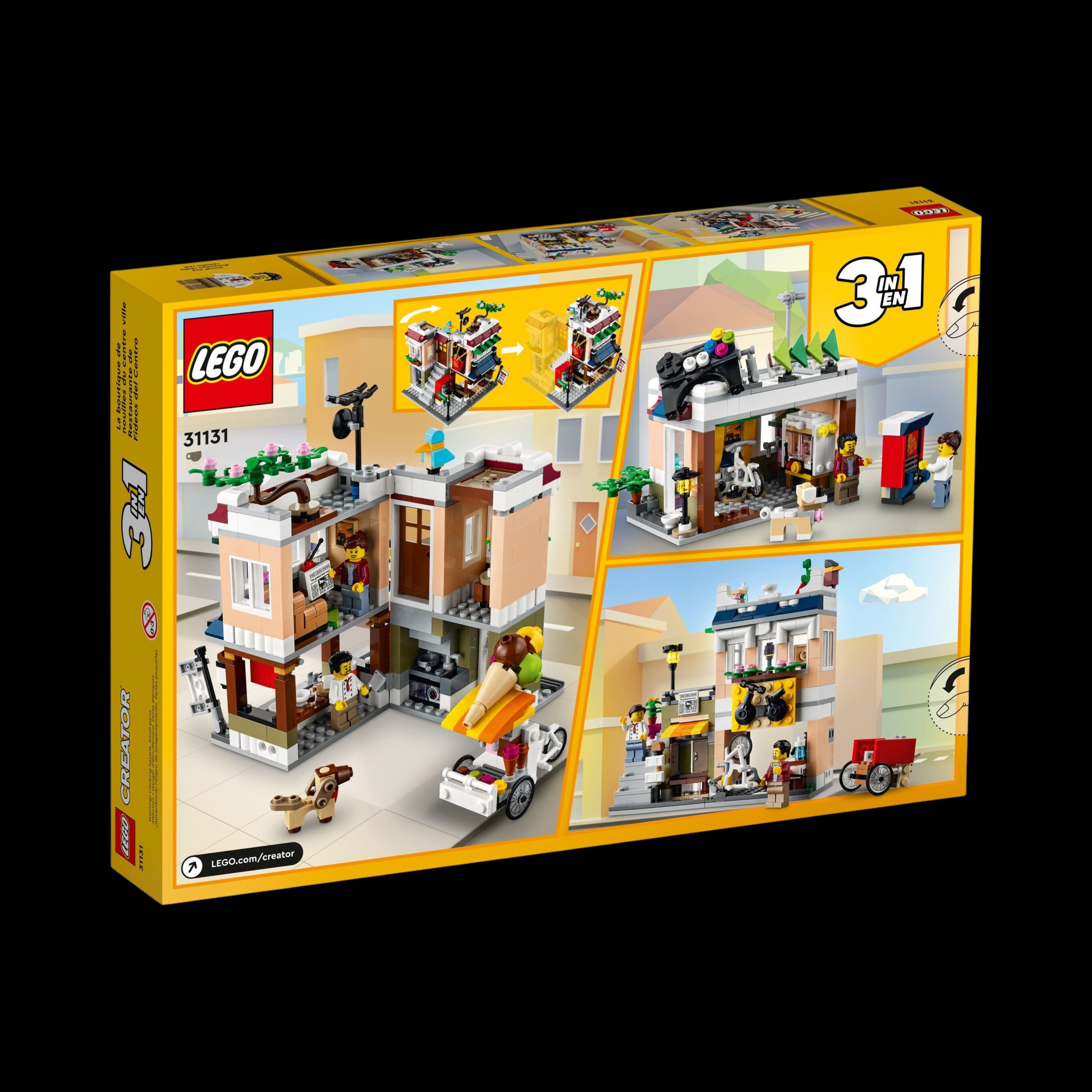 Creator™ 3-in-1 Downtown Noodle Shop 31131 – Noble Nostalgics Creator™ 3-in-1 Downtown Noodle Shop 31131 – Noble Nostalgics