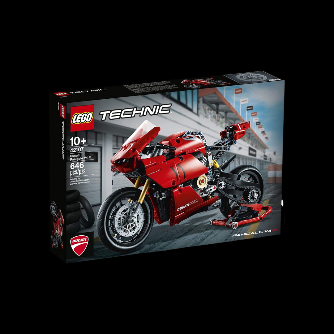 Lego box of Ducati Panigale V4 R