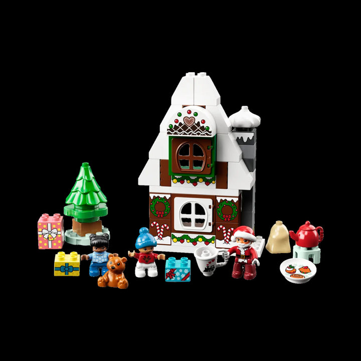 Fully assembel Duplo Santa's Gingerbread House 10976 with all element