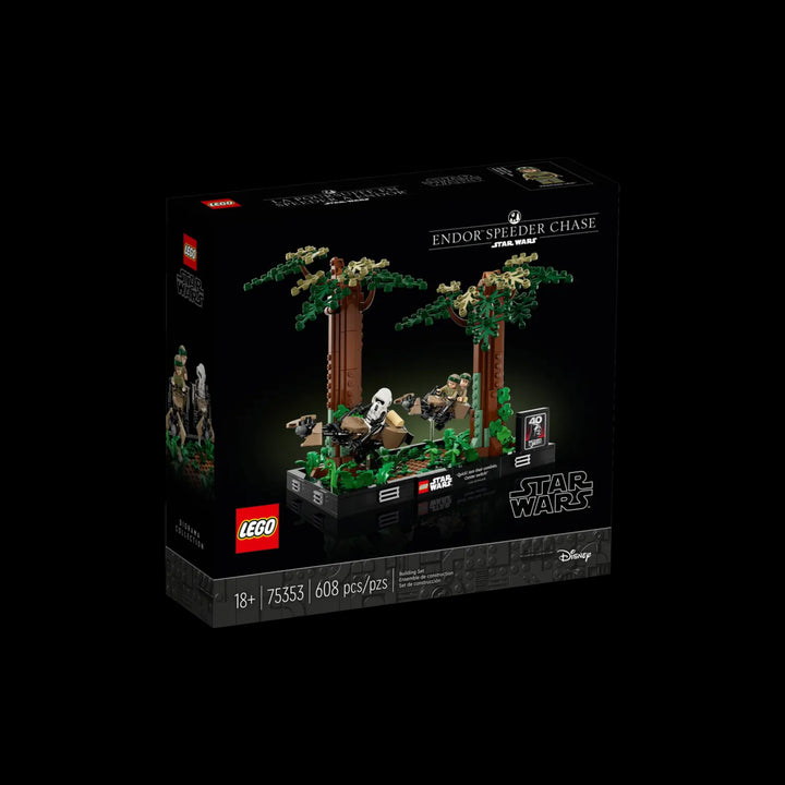 Lego box of Endor™-Speeder-Chase-Diorama-75353