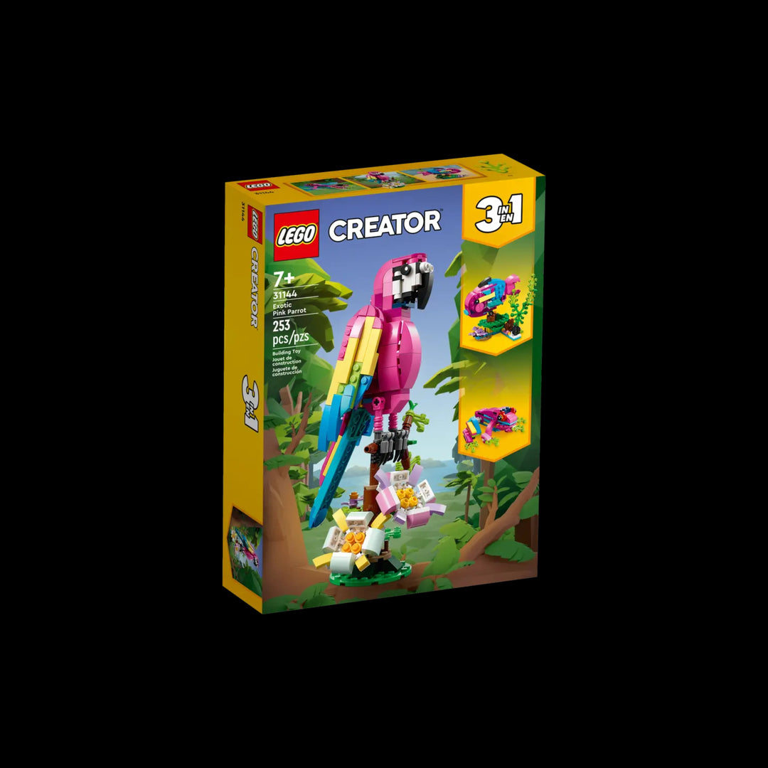 Lego box of Exotic Pink Parrot 31144