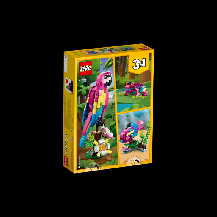 Lego box of Exotic Pink Parrot 31144