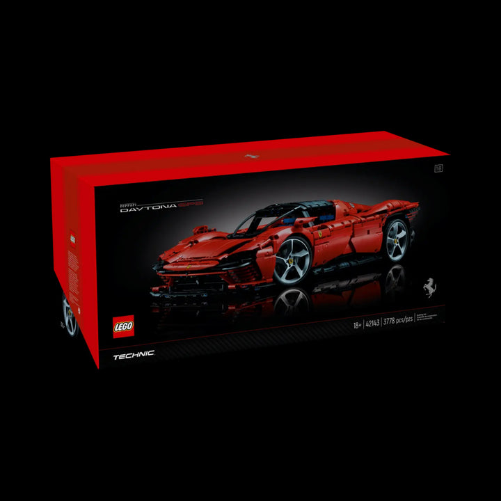 lego box of Ferrari Daytona SP3 42143