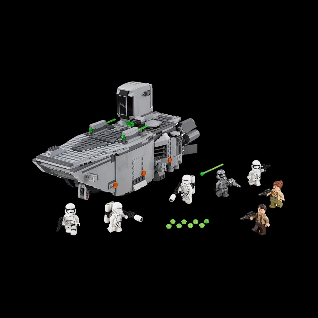 Fully organize First order Transporter 75103 with all element