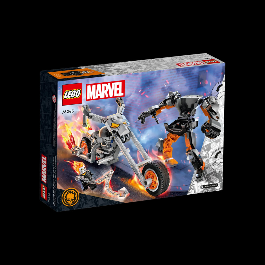 lego box of Ghost Rider Mech & Bike 76245