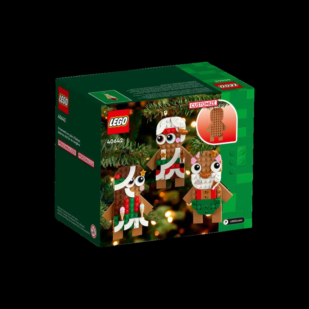 lego box of Gingerbread Ornaments 40642