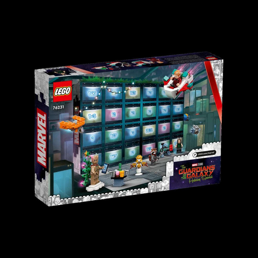 lego box of Guardians of the galaxy advent calendar 76231