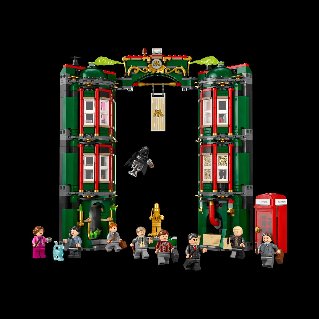 Front view of HP ministry of magic 76403 with all elements